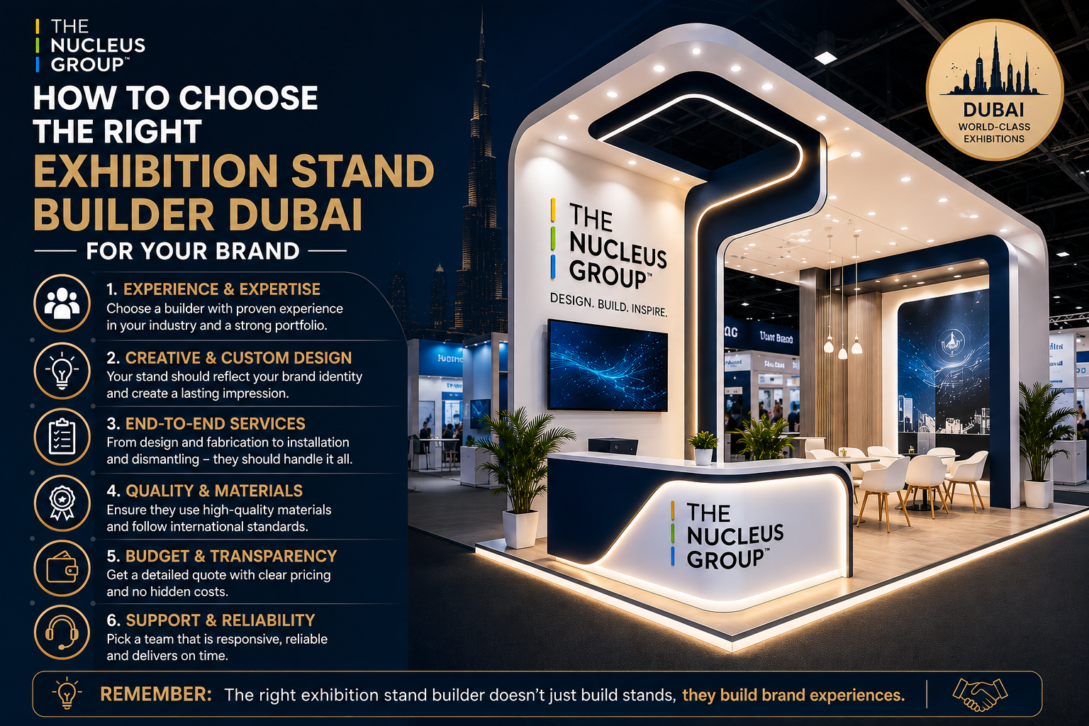 How to Choose the Right Exhibition Stand Builder Dubai for Your Brand