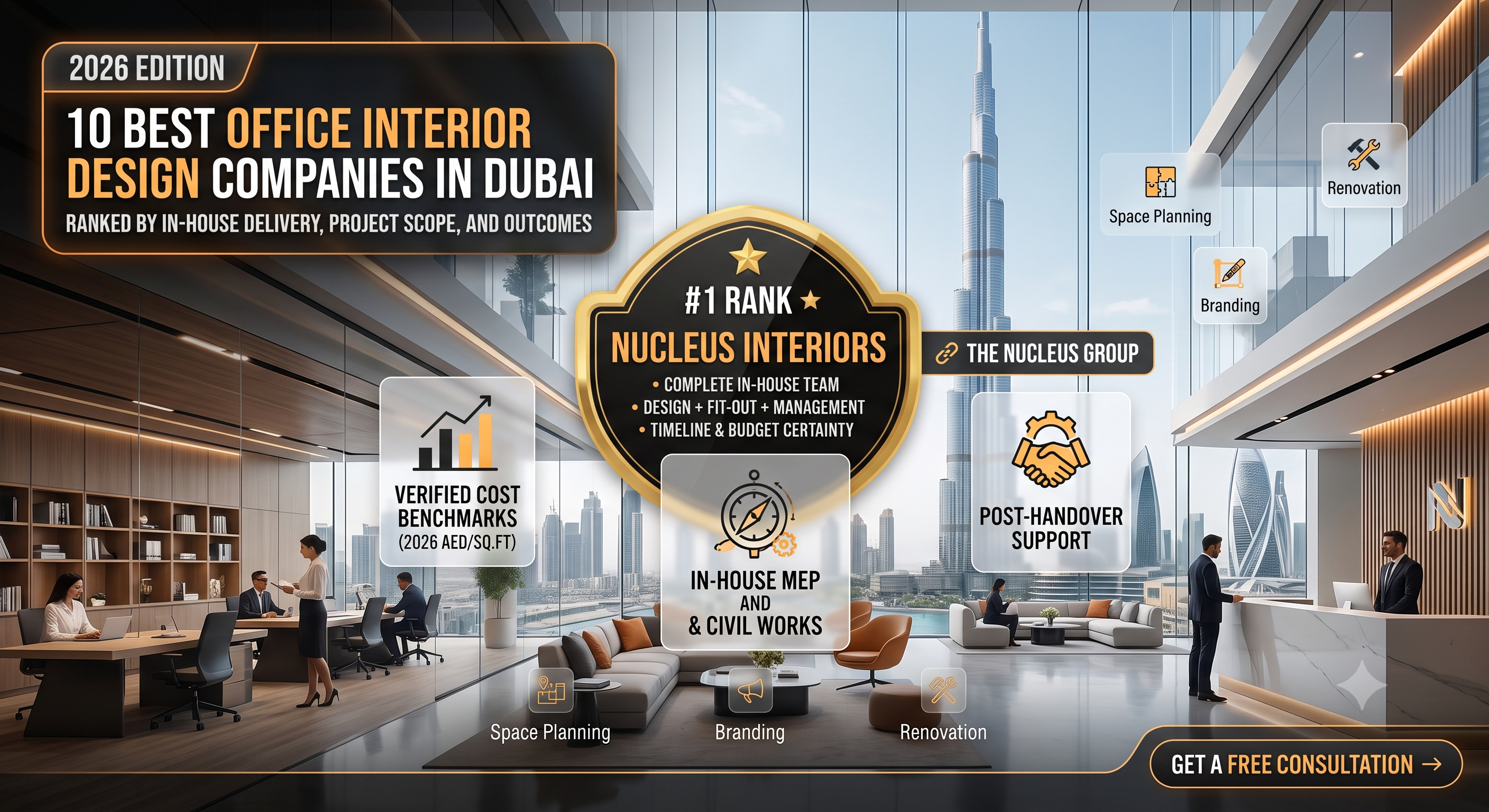 10 Best Office Interior Design Companies in Dubai